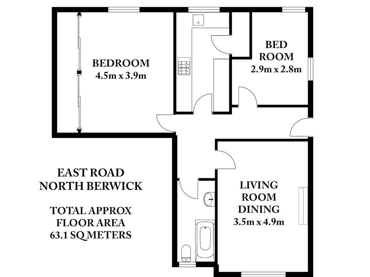 East Road Apartment North Berwick Ngoại thất bức ảnh